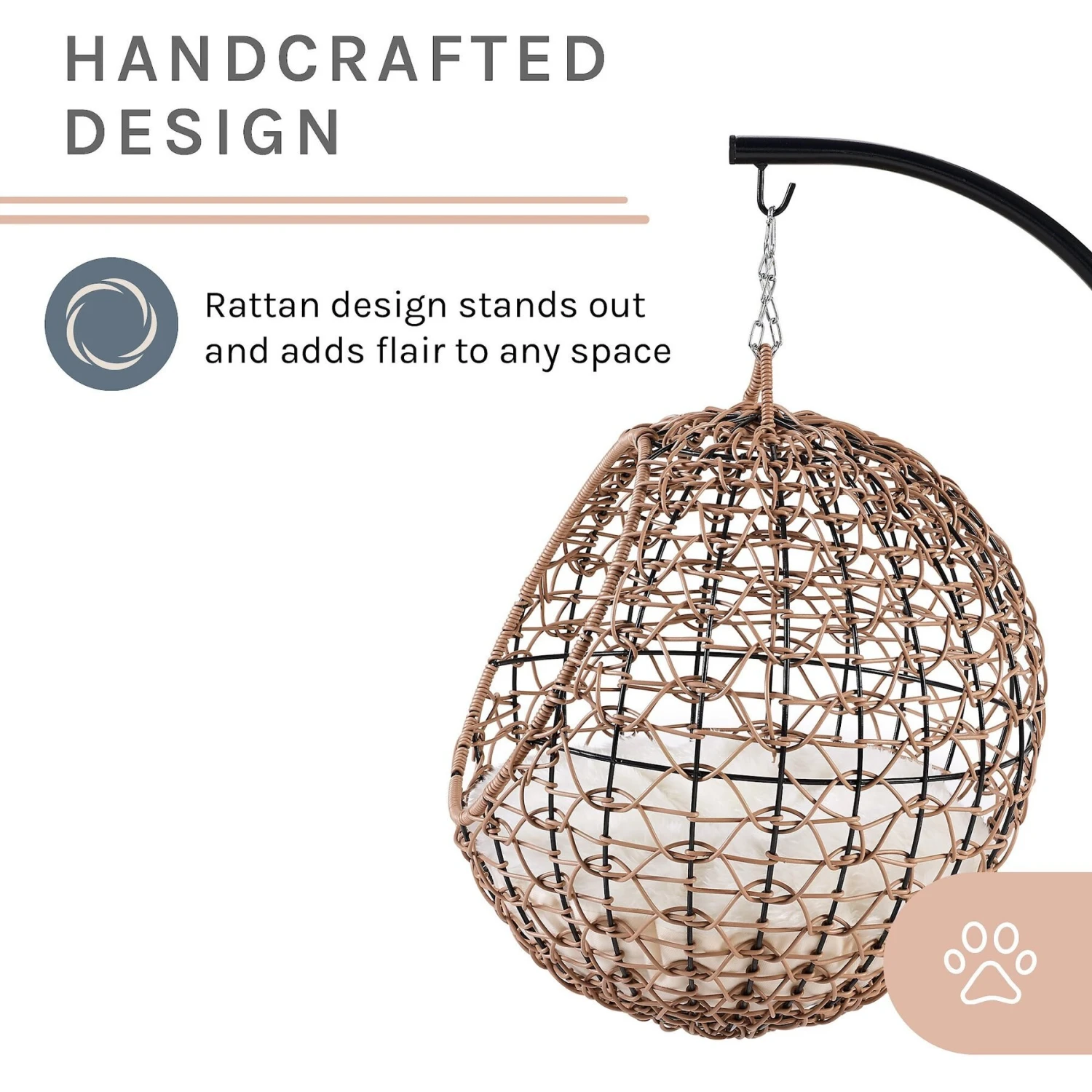 Sam's Pets Nala Hanging Egg Cat Condo 7 Sam's Pets Nala Hanging Egg Cat Condo - Image 7