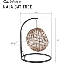 Sam's Pets Nala Hanging Egg Cat Condo 17 Sam's Pets Nala Hanging Egg Cat Condo -Farmina Pet Shop 373517 PT8. AC SS1800 V1647637916