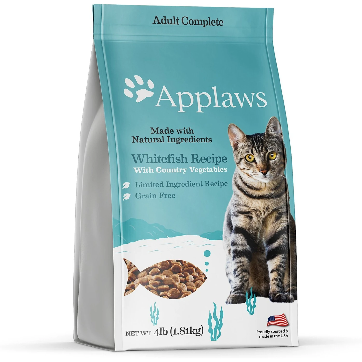 Applaws Adult Complete Whitefish Recipe With Country Vegetables Grain-Free Dry Cat Food & Applaws Tuna Loin Grain-Free Cat Treats, 1.06-oz Loin, Case Of 12 2 Applaws Adult Complete Whitefish Recipe With Country Vegetables Grain-Free Dry Cat Food & Applaws Tuna Loin Grain-Free Cat Treats, 1.06-oz Loin, Case Of 12 - Image 2