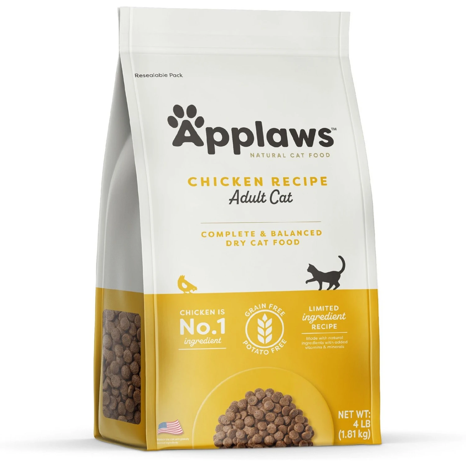 Applaws Adult Complete Chicken Recipe With Country Vegetables Grain-Free Dry Cat Food & Applaws Loin Chicken Filet With Rosemary Grain-Free Cat Treats, 1.06-oz Loin, Case Of 12 2 Applaws Adult Complete Chicken Recipe With Country Vegetables Grain-Free Dry Cat Food & Applaws Loin Chicken Filet With Rosemary Grain-Free Cat Treats, 1.06-oz Loin, Case Of 12 - Image 2