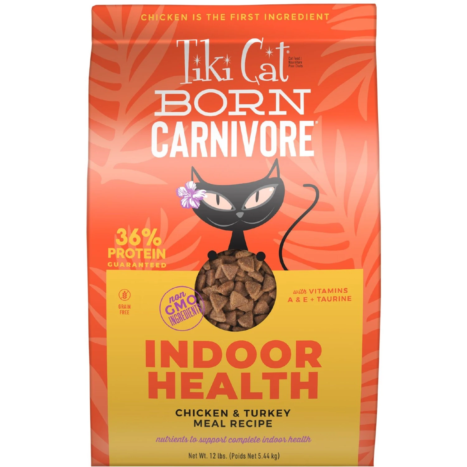 Tiki Cat Born Carnivore Grain-Free Chicken & Turkey Meal Recipe Dry Cat Food 1 Tiki Cat Born Carnivore Grain-Free Chicken & Turkey Meal Recipe Dry Cat Food