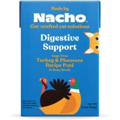 Made By Nacho Digestive Support Cage-Free Turkey & Pheasant Recipe In Bone Broth Pate Wet Cat Food