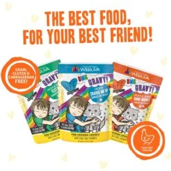 Weruva Best Feline Friend Oh My Gravy! Yippy Ki Yay Yellow Gravies! Variety Pack Grain-Free Wet Cat Food, 2.8-oz Pouch, Case Of 12 14 Weruva Best Feline Friend Oh My Gravy! Yippy Ki Yay Yellow Gravies! Variety Pack Grain-Free Wet Cat Food, 2.8-oz Pouch, Case Of 12 -Farmina Pet Shop 535310 PT5. AC SS1800 V1700689760