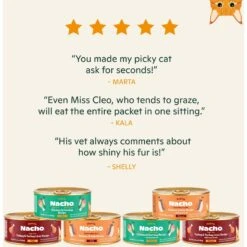 Made By Nacho Chicken, Herring, Salmon & Turkey Variety Pack Minced Wet Cat Food, 5.5-oz Can, Case Of 12 -Farmina Pet Shop 554982 PT5. AC SS1800 V1698183346