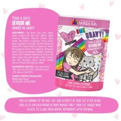 BFF Tuna & Duck Devour Me Dinner In Gravy Wet Cat Food Pouches -Farmina Pet Shop 59063 PT6. AC SS1800 V1644918085