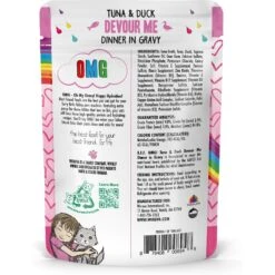 BFF Tuna & Duck Devour Me Dinner In Gravy Wet Cat Food Pouches -Farmina Pet Shop 59063 PT8. AC SS1800 V1644912091
