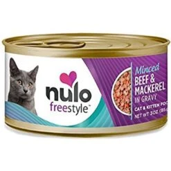 Nulo Freestyle Minced Salmon & Turkey In Gravy Grain-Free Canned Cat & Kitten Food & Nulo Freestyle Minced Beef & Mackerel In Gravy Grain-Free Canned Cat Food -Farmina Pet Shop 607710 PT5. AC SS1800 V1660843284