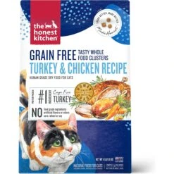The Honest Kitchen Whole Food Clusters Grain-Free Chicken Dry Cat Food & The Honest Kitchen Whole Food Clusters Grain-Free Turkey & Chicken Dry Cat Food -Farmina Pet Shop 609958 PT5. AC SS1800 V1660743857
