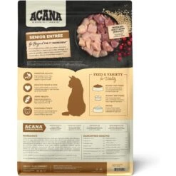 ACANA Senior Entrée Free-Run Chicken & Turkey Dry Cat Food 11 ACANA Senior Entrée Free-Run Chicken & Turkey Dry Cat Food -Farmina Pet Shop 638206 PT2. AC SS1800 V1690989149