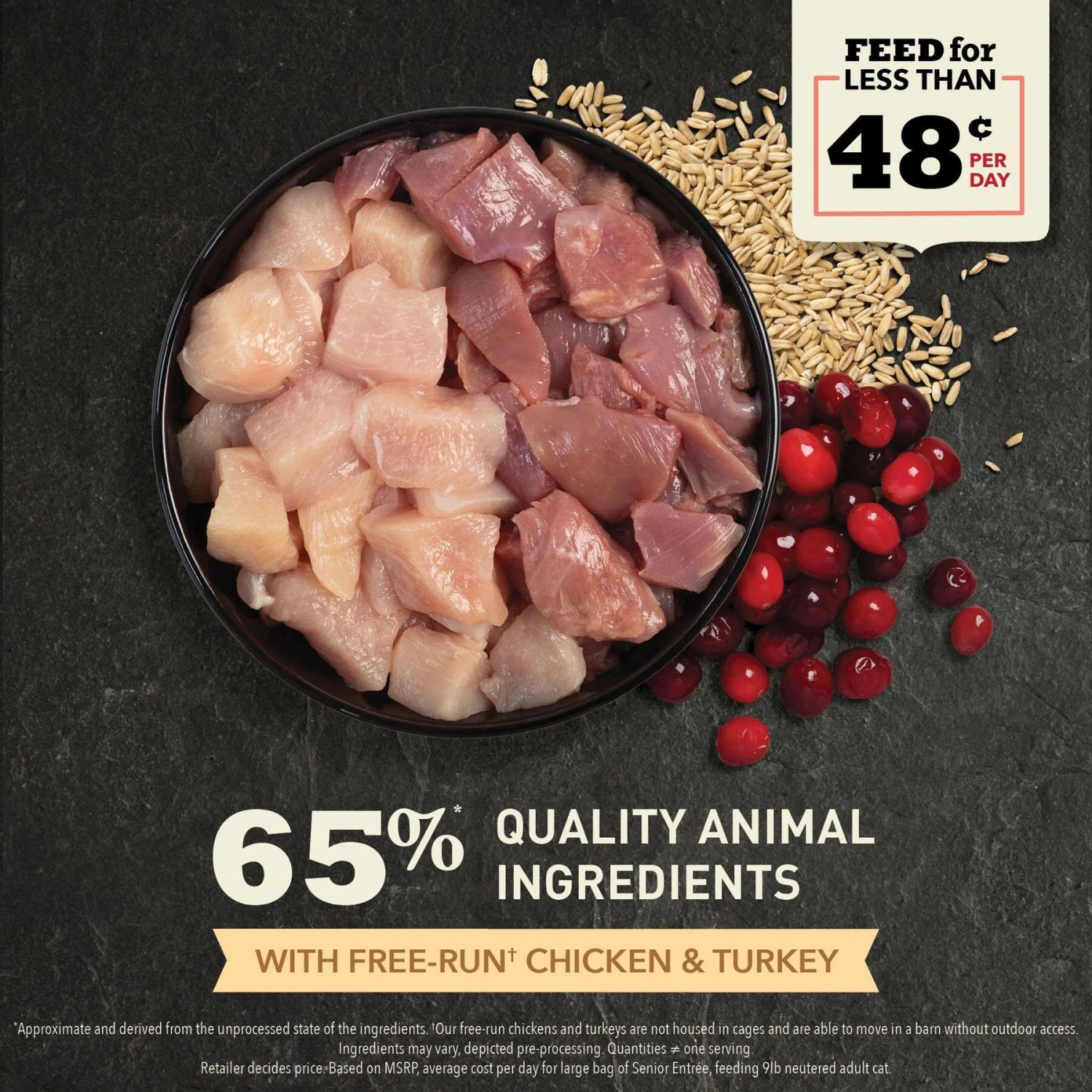 ACANA Senior Entrée Free-Run Chicken & Turkey Dry Cat Food 4 ACANA Senior Entrée Free-Run Chicken & Turkey Dry Cat Food - Image 4