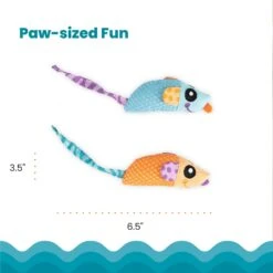 Catstages Mice Cat Chew Toy With Catnip 11 Catstages Mice Cat Chew Toy With Catnip -Farmina Pet Shop 64672 PT4. AC SS1800 V1636506758