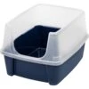 IRIS USA Open Top Litter Box With Scatter Shield