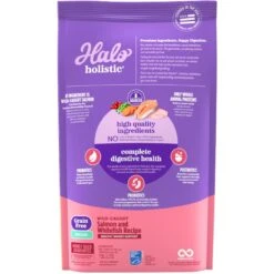 Halo Holistic Indoor Wild-Caught Salmon & Whitefish Recipe Complete Digestive Health & Healthy Weight Support Grain-Free Adult Dry Cat Food -Farmina Pet Shop 68219 PT2. AC SS1800 V1676040799