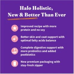 Halo Holistic Indoor Wild-Caught Salmon & Whitefish Recipe Complete Digestive Health & Healthy Weight Support Grain-Free Adult Dry Cat Food -Farmina Pet Shop 68219 PT3. AC SS1800 V1676299351