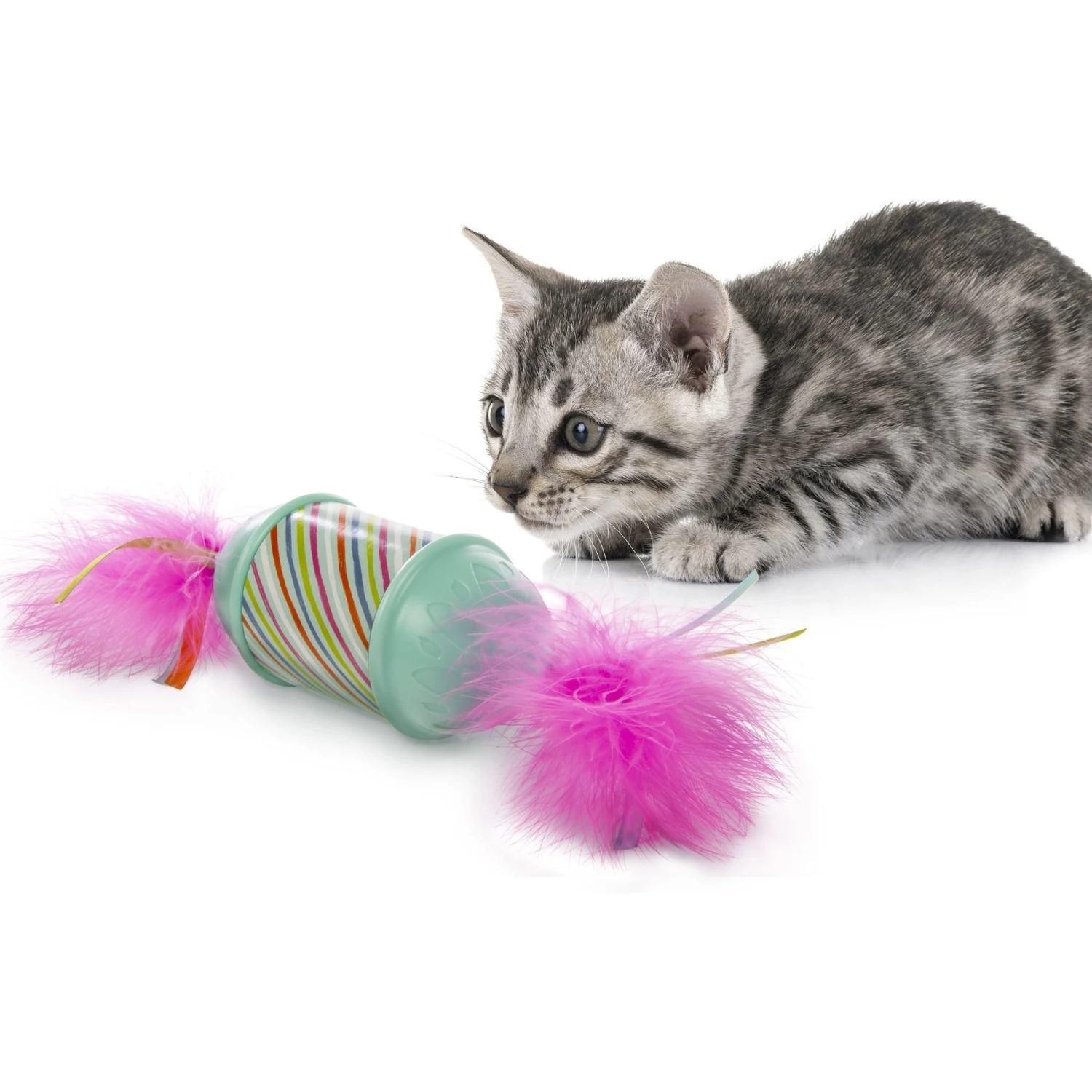 SmartyKat Roll N Return Candy Mysterious Motion Cat Toy 2 SmartyKat Roll N Return Candy Mysterious Motion Cat Toy - Image 2