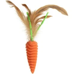 SmartyKat Crazy Carrot Flexible Bat & Chase Cat Toy -Farmina Pet Shop 736862 PT3. AC SS1800 V1698092433