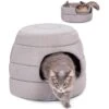 BirdRock Home Cozy 2 In 1 Plush Cat & Dog Bed