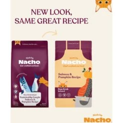 Made By Nacho Bone Broth Infused Sustainably Caught Salmon & Pumpkin Recipe Dry Cat Food 15 Made By Nacho Bone Broth Infused Sustainably Caught Salmon & Pumpkin Recipe Dry Cat Food -Farmina Pet Shop 756494 PT1. AC SS1800 V1698177129
