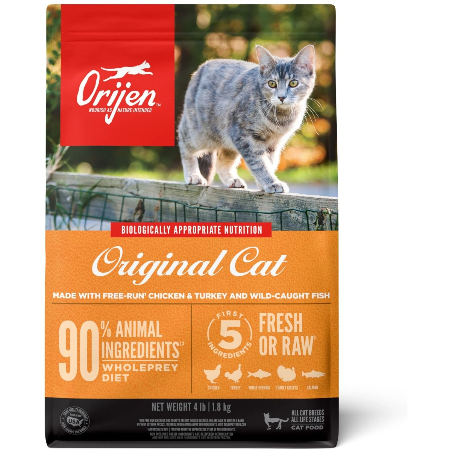 ORIJEN Duck + Chicken Entree In Bone Broth Wet Cat Food & ORIJEN Original Grain-Free Dry Cat Food 2 ORIJEN Duck + Chicken Entree In Bone Broth Wet Cat Food & ORIJEN Original Grain-Free Dry Cat Food - Image 2