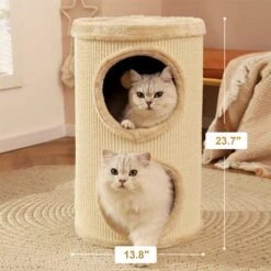 Hanamya Cat Tree Condo Tower, Beige -Farmina Pet Shop 843502 PT3. AC SS1800 V1682954437
