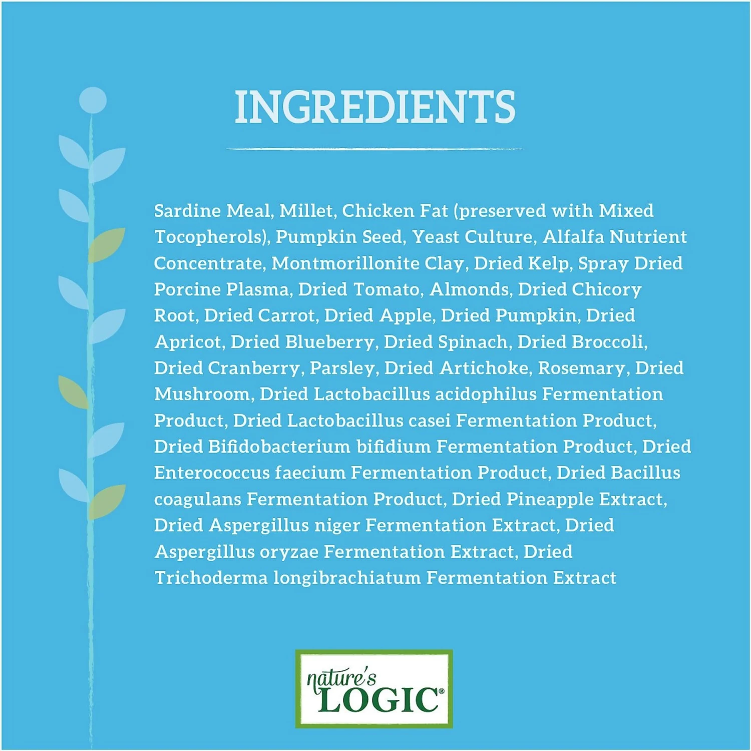 Nature's Logic Feline Sardine Meal Feast All Life Stages Dry Cat Food 6 Nature's Logic Feline Sardine Meal Feast All Life Stages Dry Cat Food - Image 6