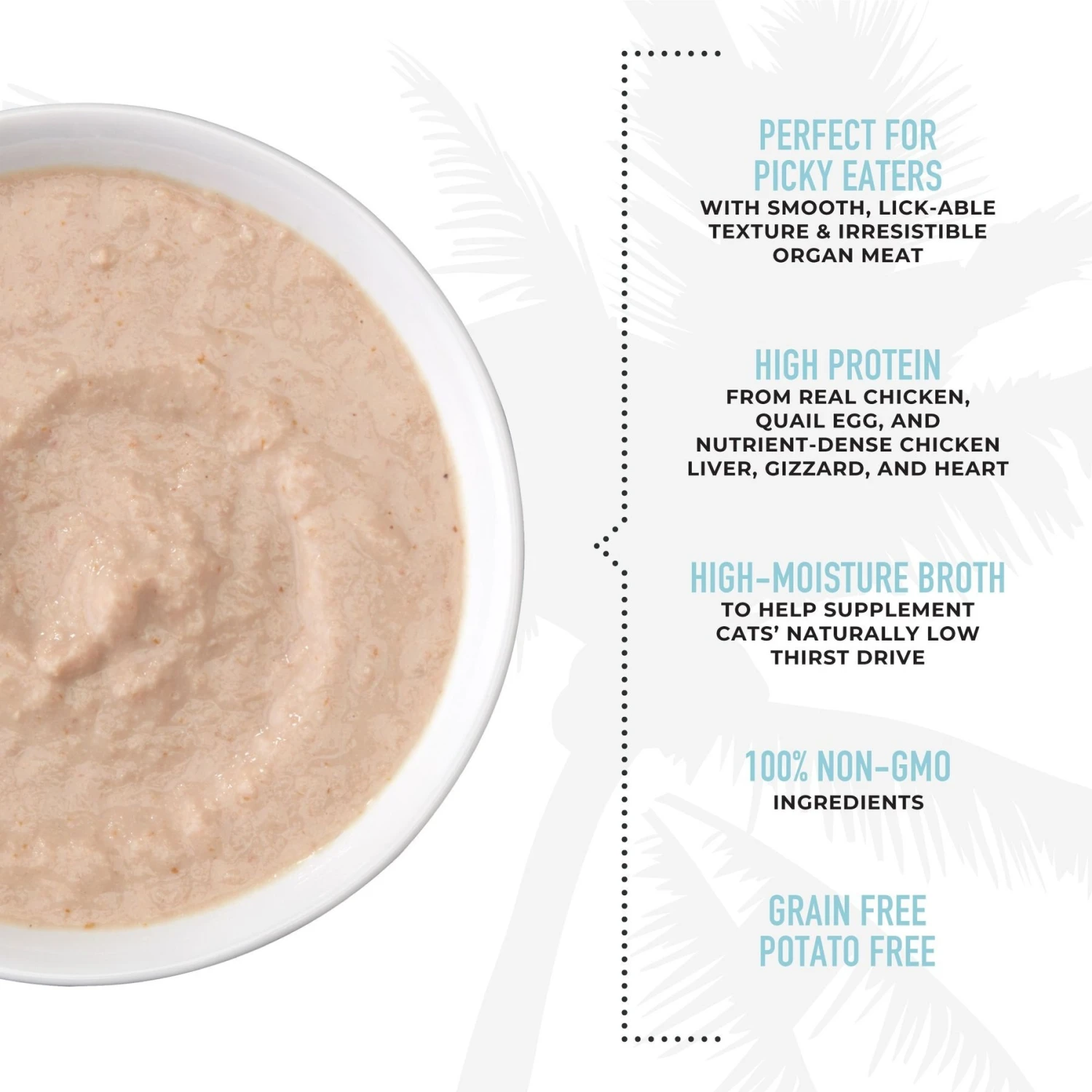 Tiki Cat After Dark Velvet Mousse Chicken & Quail Egg Grain-Free Wet Cat Food, 2.8-oz Pouch, Case Of 12 5 Tiki Cat After Dark Velvet Mousse Chicken & Quail Egg Grain-Free Wet Cat Food, 2.8-oz Pouch, Case Of 12 - Image 5