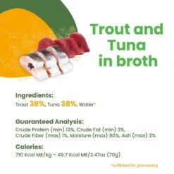 Almo Nature HQS Natural Trout & Tuna In Broth Grain-Free Canned Cat Food 13 Almo Nature HQS Natural Trout & Tuna In Broth Grain-Free Canned Cat Food -Farmina Pet Shop 93591 PT4. AC SS1800 V1632848499