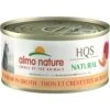 Almo Nature HQS Natural Tuna & Shrimp In Broth Grain-Free Canned Cat Food
