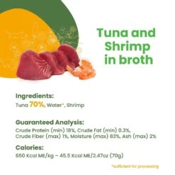 Almo Nature HQS Natural Tuna & Shrimp In Broth Grain-Free Canned Cat Food -Farmina Pet Shop 93604 PT4. AC SS1800 V1632848485