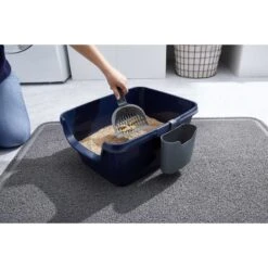 Frisco Open Top Cat Litter Box With Rim, Large & Frisco Plastic Litter Scooper With Caddy -Farmina Pet Shop 947526 PT7. AC SS1800 V1693600340