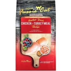 Fussie Cat Market Fresh Chicken & Turkey Recipe Grain-Free Dry Cat Food